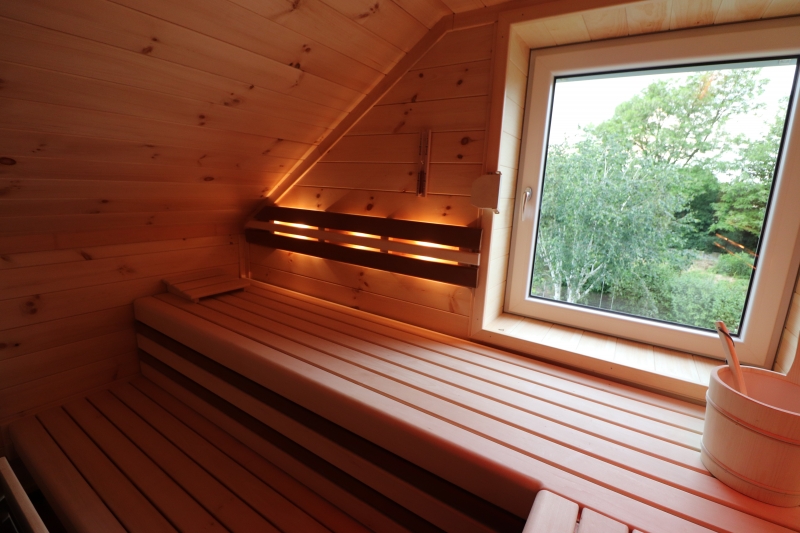 Sauna mit Dachschräge 18
