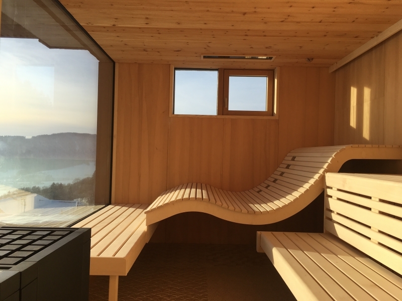 Sauna mit Fenster 3