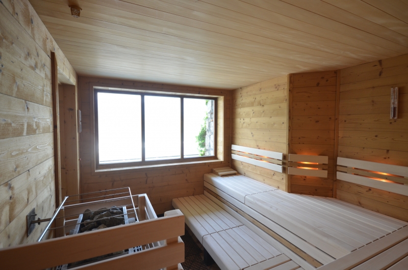 Sauna mit Fenster 9