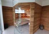 Sauna mit Fenster 13