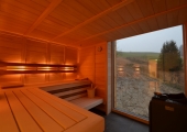 Sauna mit Fenster 26
